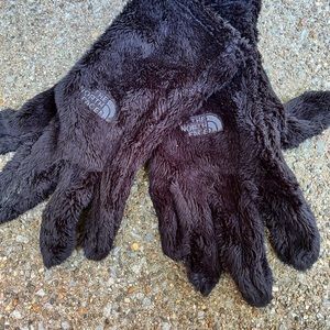 North face fleece gloves